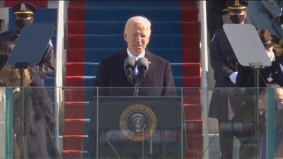 Joe Biden toma posesión con un llamamiento a la unidad: "La democracia ha prevalecido"