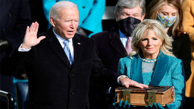 "La democracia ha prevalecido", asegura Joe Biden  tras jurar el cargo de presidente de EE.UU.