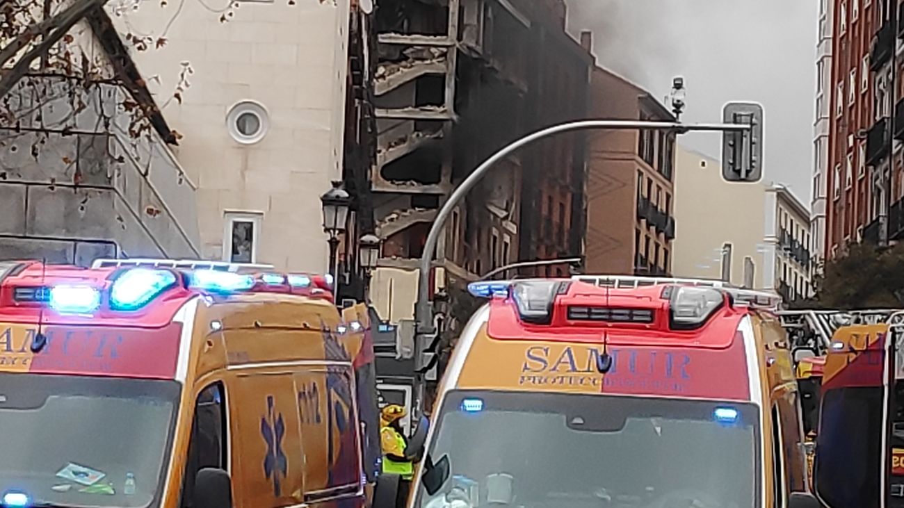 Solidaria reacción vecinal tras la explosión en la calle Toledo
