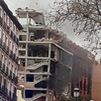 Imágenes de la explosión en un edificio en la calle Toledo de Madrid