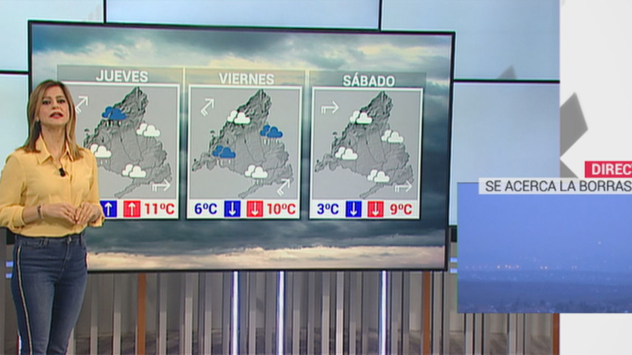 Comienza el deshielo en Madrid con la llegada de lluvias y fuertes vientos