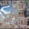 Bomberos y técnicos municipales valoran si se procede a demoler el edificio de la explosión de la  calle Toledo