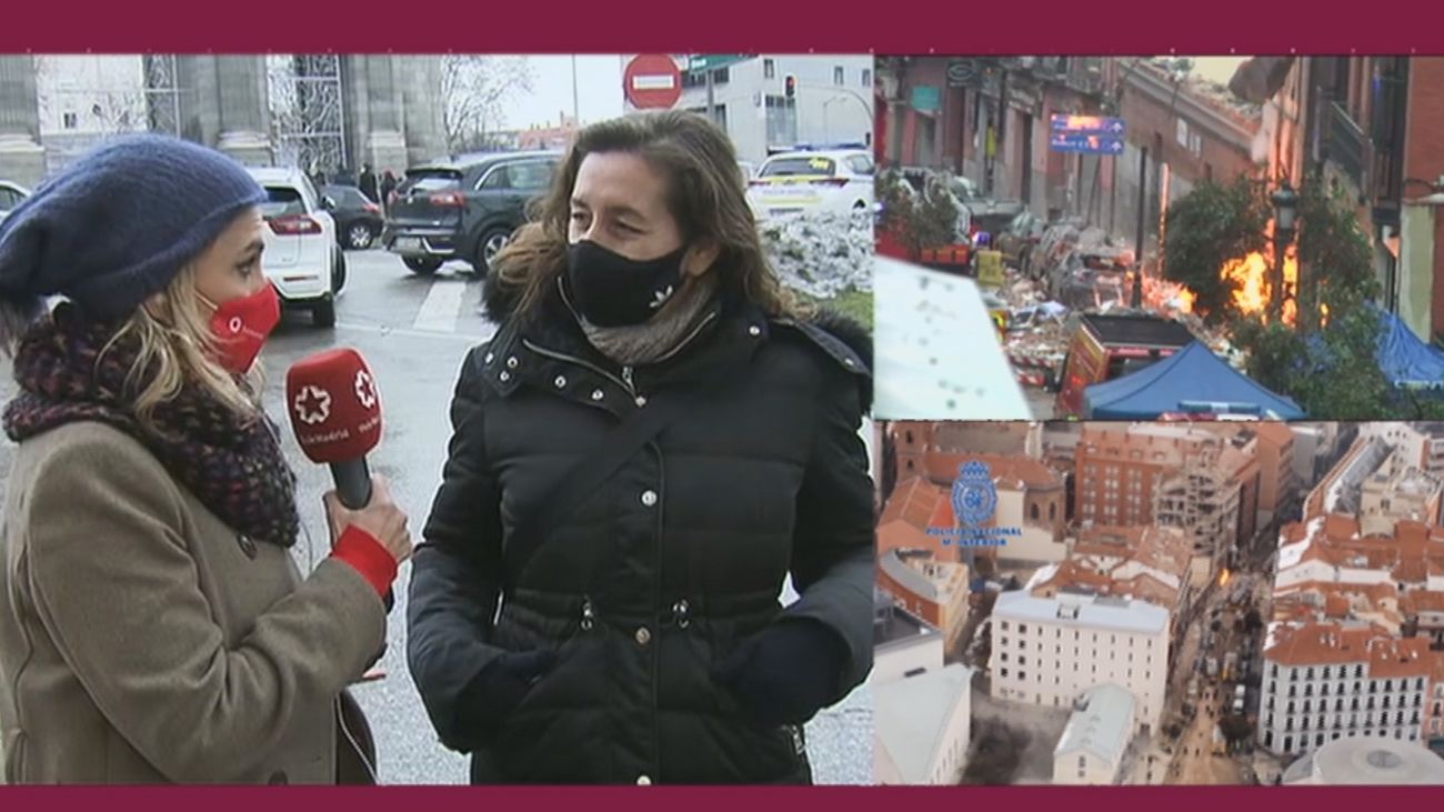 Una vecina de la calle Toledo: “Creía que el tejado se me caía encima”