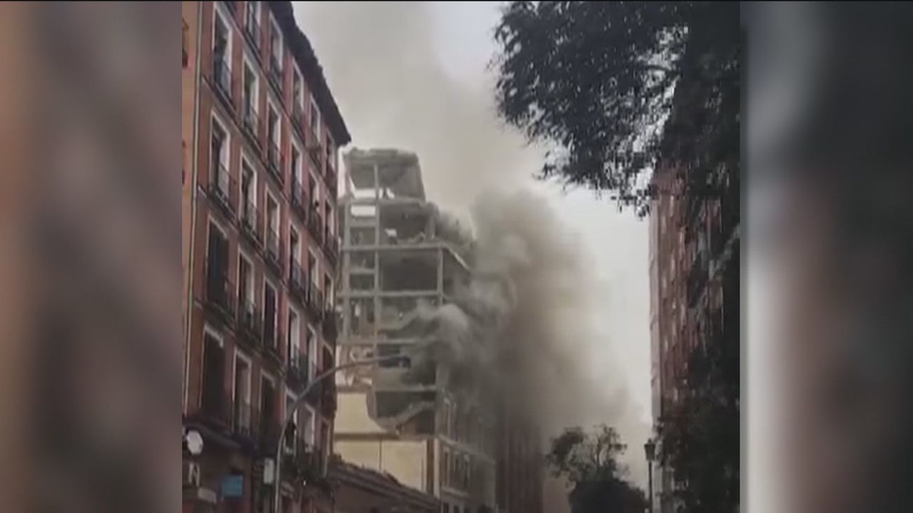 Cronología de la explosión en Madrid en un edificio de la calle Toledo