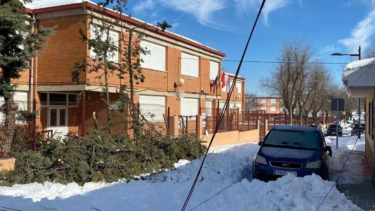 La mayoría de alumnos del colegio Eloy Saavedra de Ciempozuelos sin poder volver a las aulas