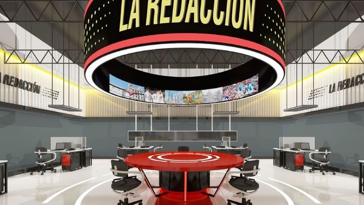 Así será el plató del nuevo programa 'La Redacción' / Comunicación Telemadrid