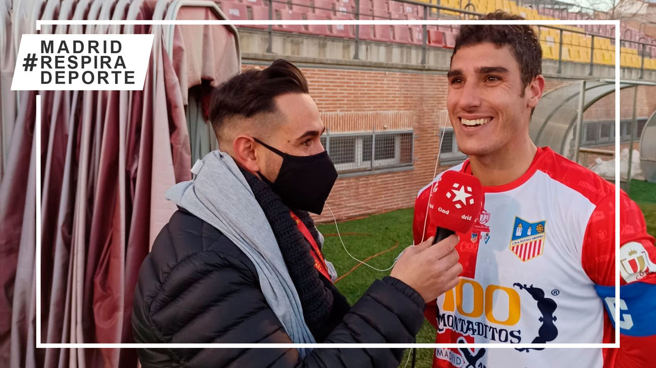 Manu Jaimez, el capitán currante del Navalcarnero, equipo revelación de la Copa