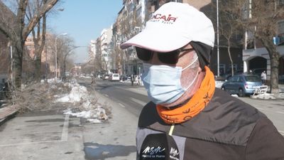 Los madrileños no dejan de hacer deporte pese a la nieve