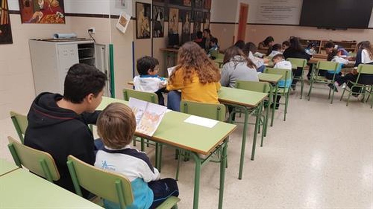 Aula de un colegio de la Compañía de Jesús
