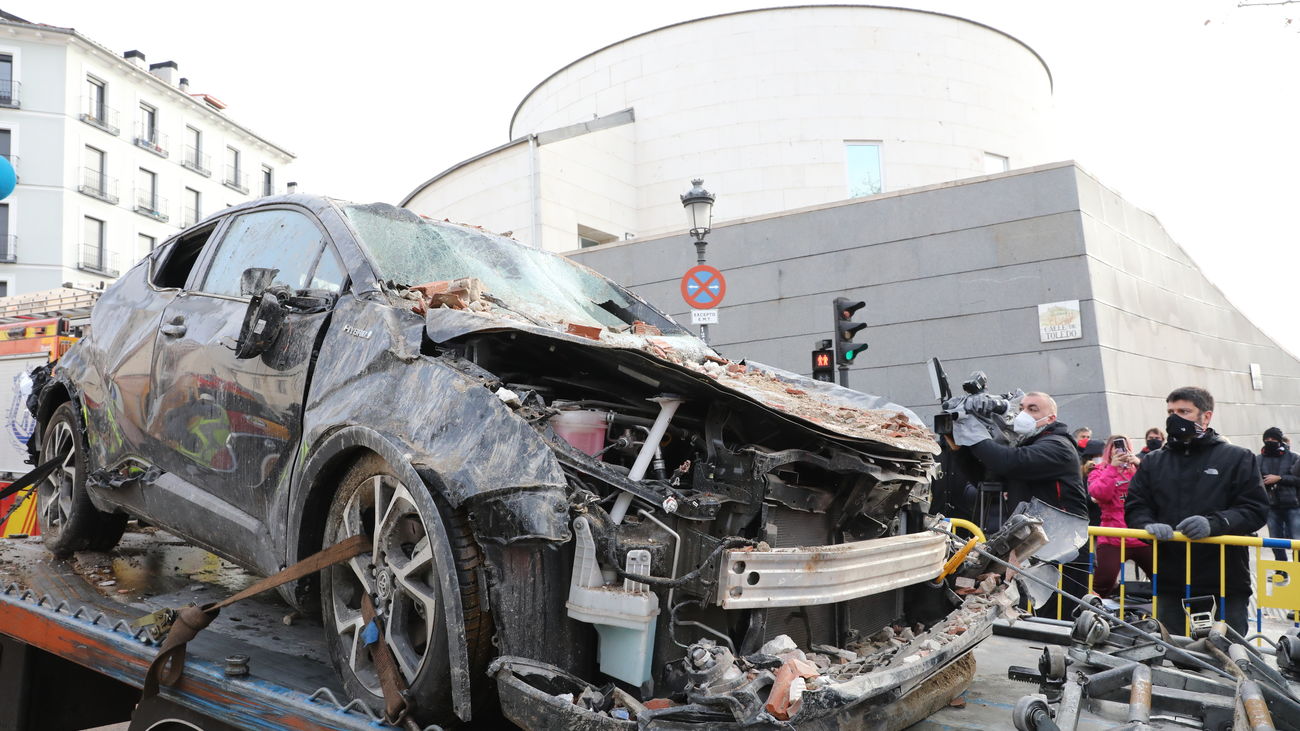 El barrio de La Latina trata de recuperar la normalidad tras la explosión de la calle Toledo