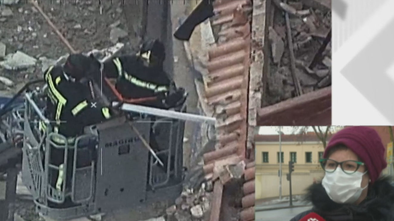 Una vecina de la calle Toledo: "El estruendo me levantó del sofá y temí por mi madre ingresada en la residencia"