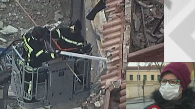 Una vecina de la calle Toledo: "El estruendo me levantó del sofá y temí por mi madre ingresada en la residencia"