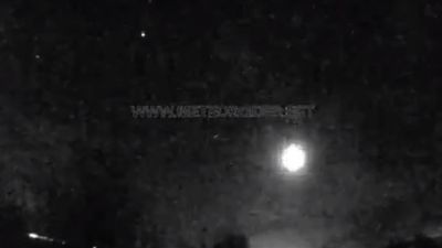 La roca de un asteroide genera una gran bola de fuego sobre Madrid visible en toda España