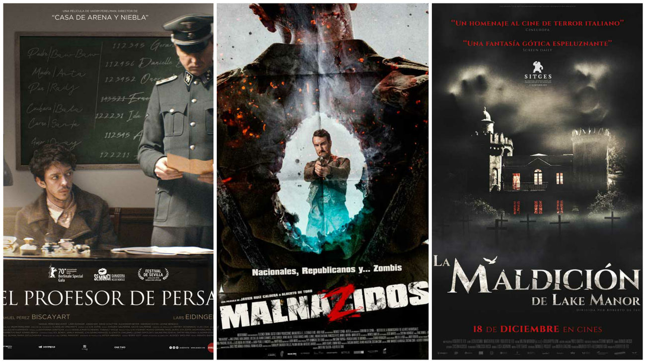Estrenos de cine contados de otra manera: nazis, zombis y góticos