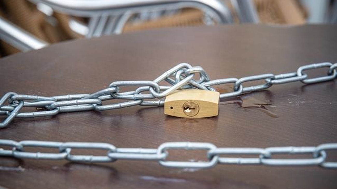 Imagen de una terraza cerrada