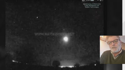 La gran bola de fuego que cruzó Madrid fue "un meteoro que se desintegró"