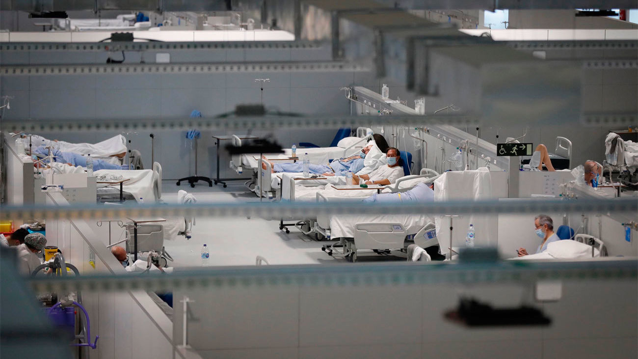 El Zendal prepara su tercer pabellón, con 352 camas de hospitalización, ante la evolución de la tercera ola