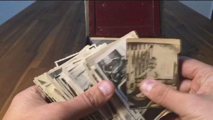 Fotografías halladas en la caja sobre Juan Acedo Blanco / Telemadrid