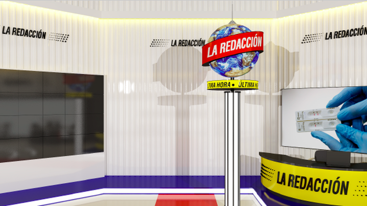 El plató de La Redacción / Telemadrid