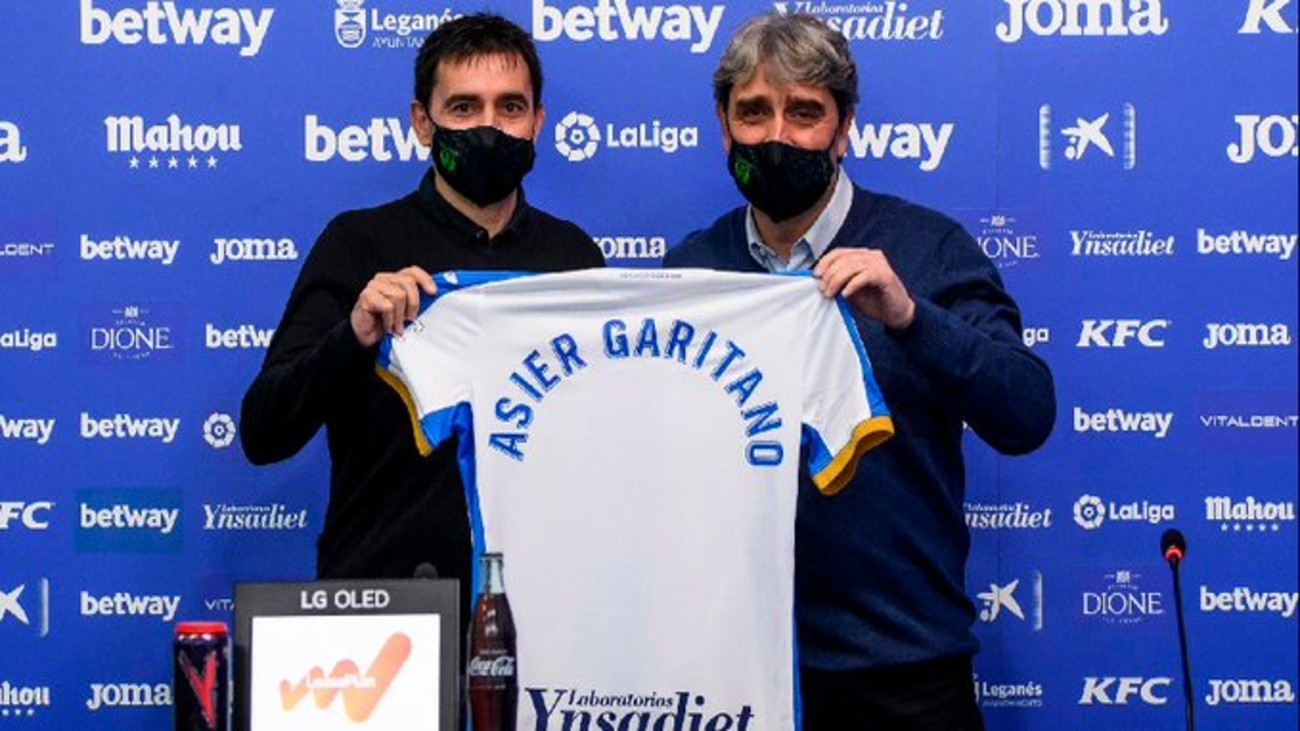 Garitano: "Estoy muy contento de volver al Leganés, me siento como en casa"