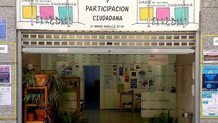 Exterior del centro de participación ciudadana Casa Chamberí / @CASACHAMBERI