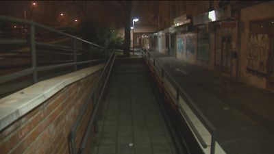 Cinco menores detenidos en San Blas tras herir a una pareja con una espada y palos en un atraco callejero