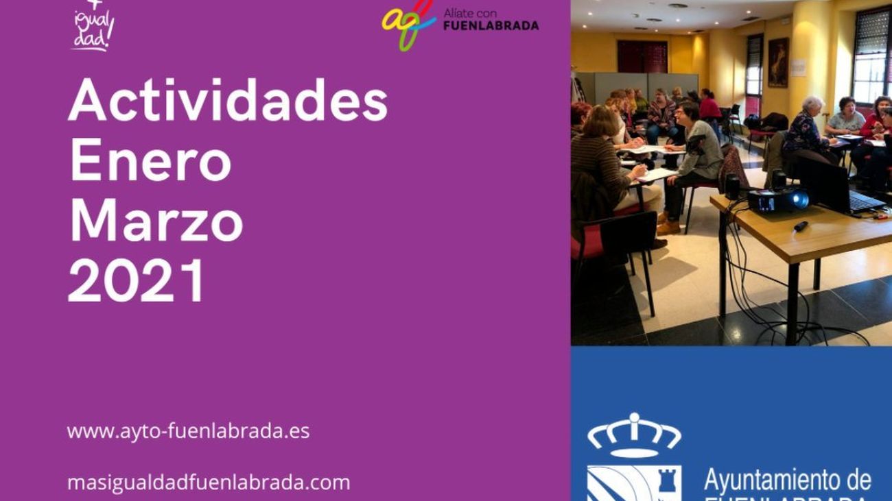 Un total de 363 personas se inscriben  este trimestre a los talleres online de Feminismo de Fuenlabrada