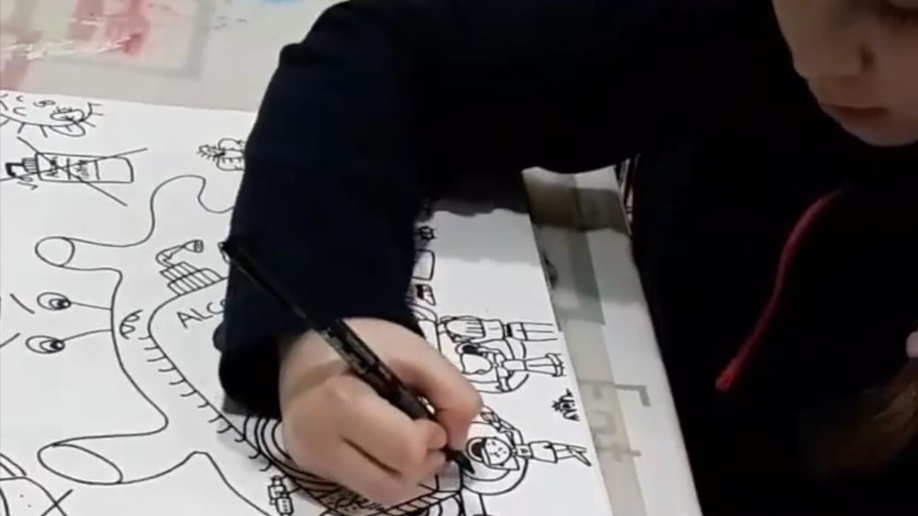 Brenda, una ilustradora madrileña de 9 años