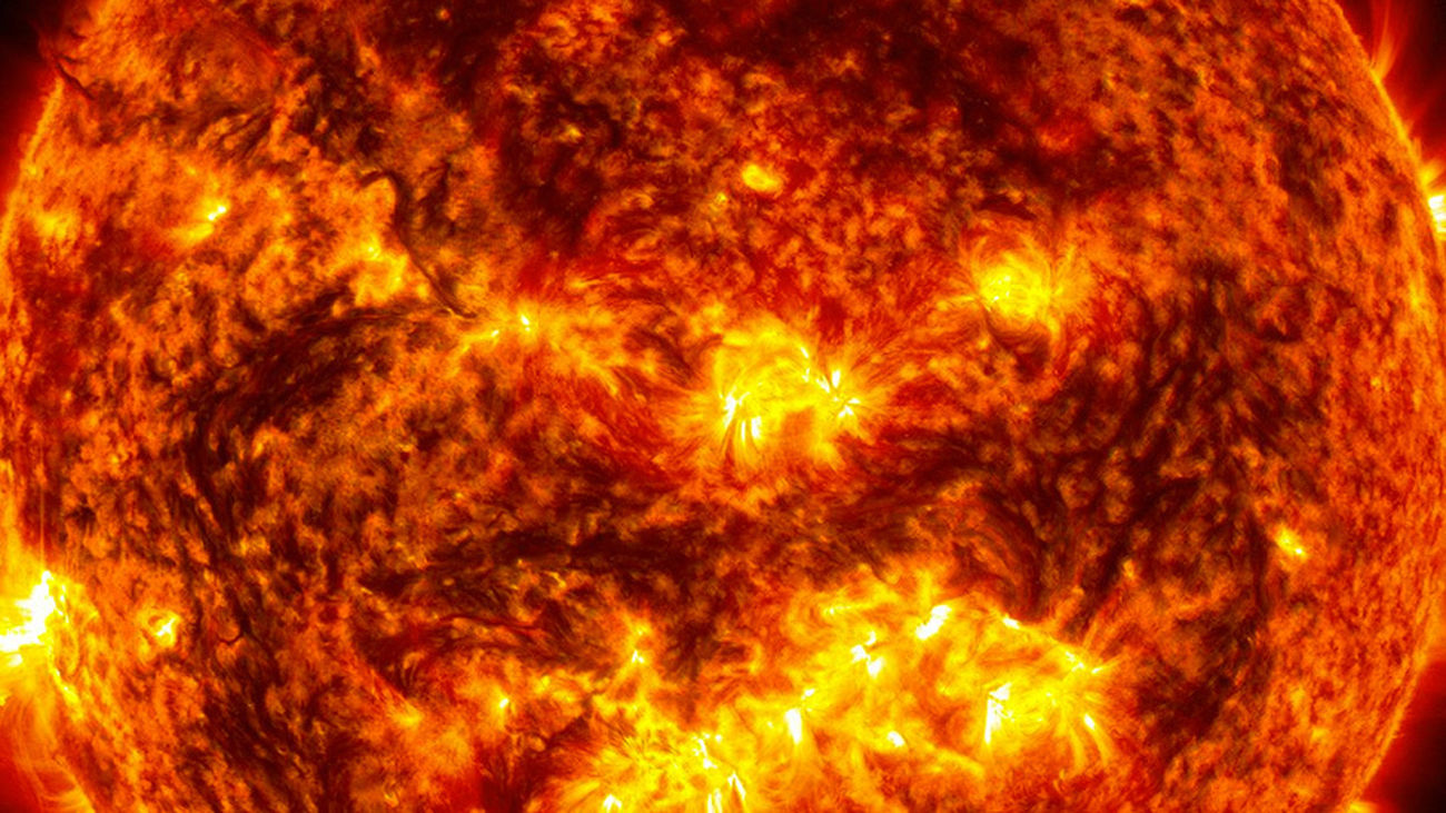 Imagen del Sol proporcionada por la sonda Parker de la NASA