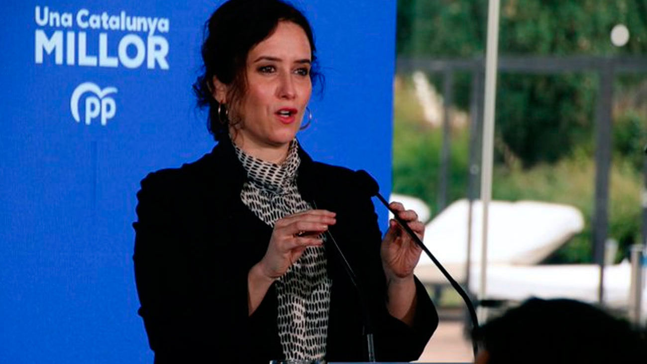 Ayuso equipara el socialismo al independentismo: "Pretenden la sumisión" de los ciudadanos