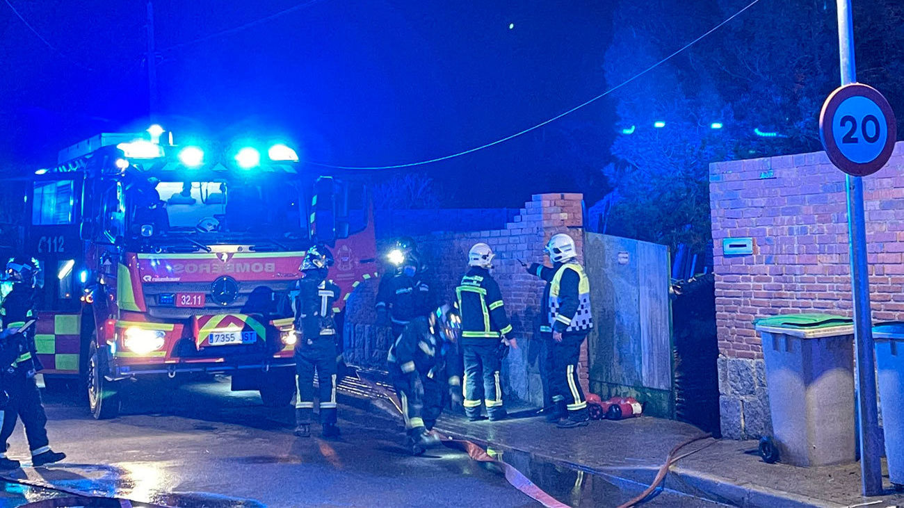 Muere un hombre de 90 años, con síndrome de diógenes, en el incendio de su chalet de Pozuelo