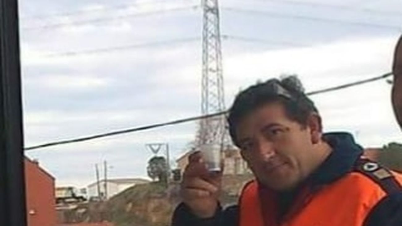 Juan Miguel Garrido, voluntario de Protección Civil de El Molar