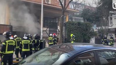 Se investiga si el incendio de un bazar en Chamartín fue provocado