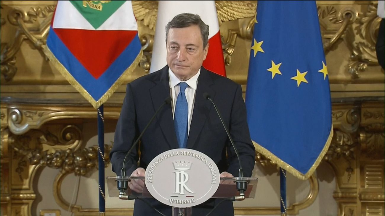 Mario Draghi acepta el encargo de formar Gobierno en Italia