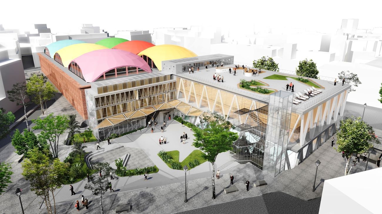 Polémica vecinal por la instalación de una terraza en el nuevo polideportivo de La Cebada