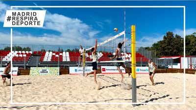 Puerta de Hierro acoge la quinta jornada de la Liga de Invierno de Vóley Playa