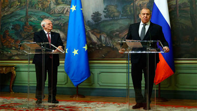 Lavrov compara a Navalni con los presos catalanes y González Laya le replica que Rusia no es una democracia plena