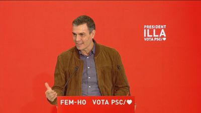 Sánchez pide votar a Illa para tener un Govern "sin mártires ni fantasías políticas"