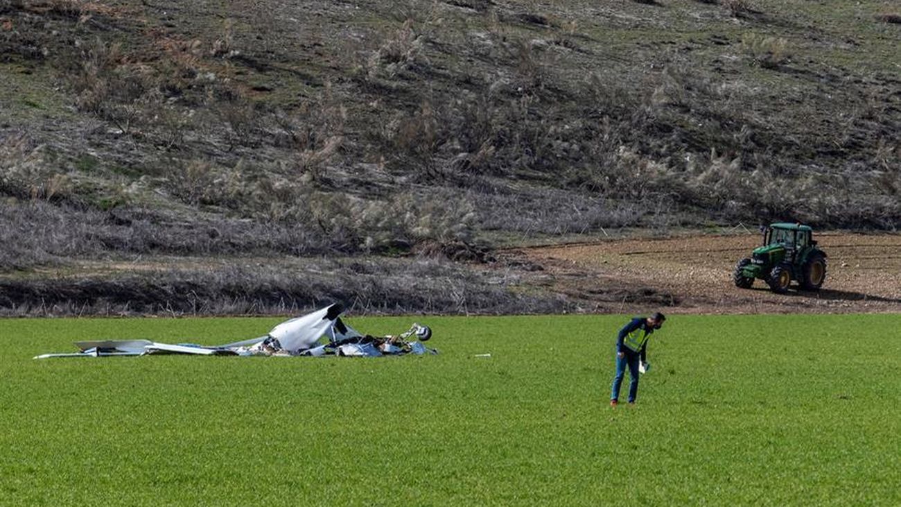 Fallecen dos personas en un accidente de avioneta cerca del aeródromo Algodor, en Toledo