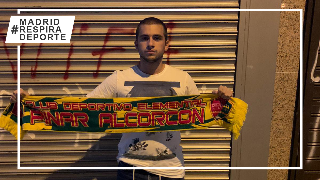 Christian, portero del CD Pinar de San José de Alcorcón