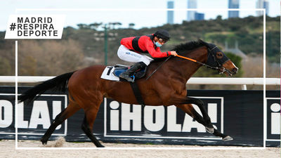 Doble victoria de Jaime Gelabert en la arena del Hipódromo de La Zarzuela