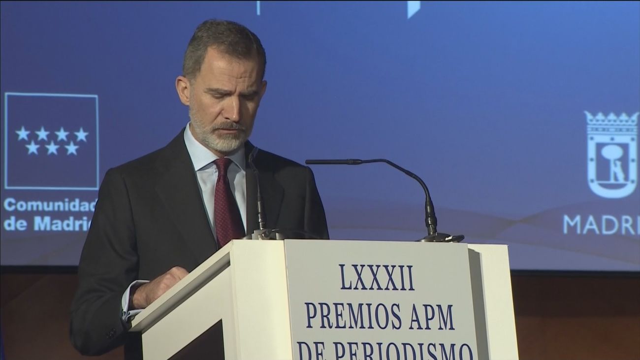 El Rey: "Sin libertad de expresión y de información no hay democracia"