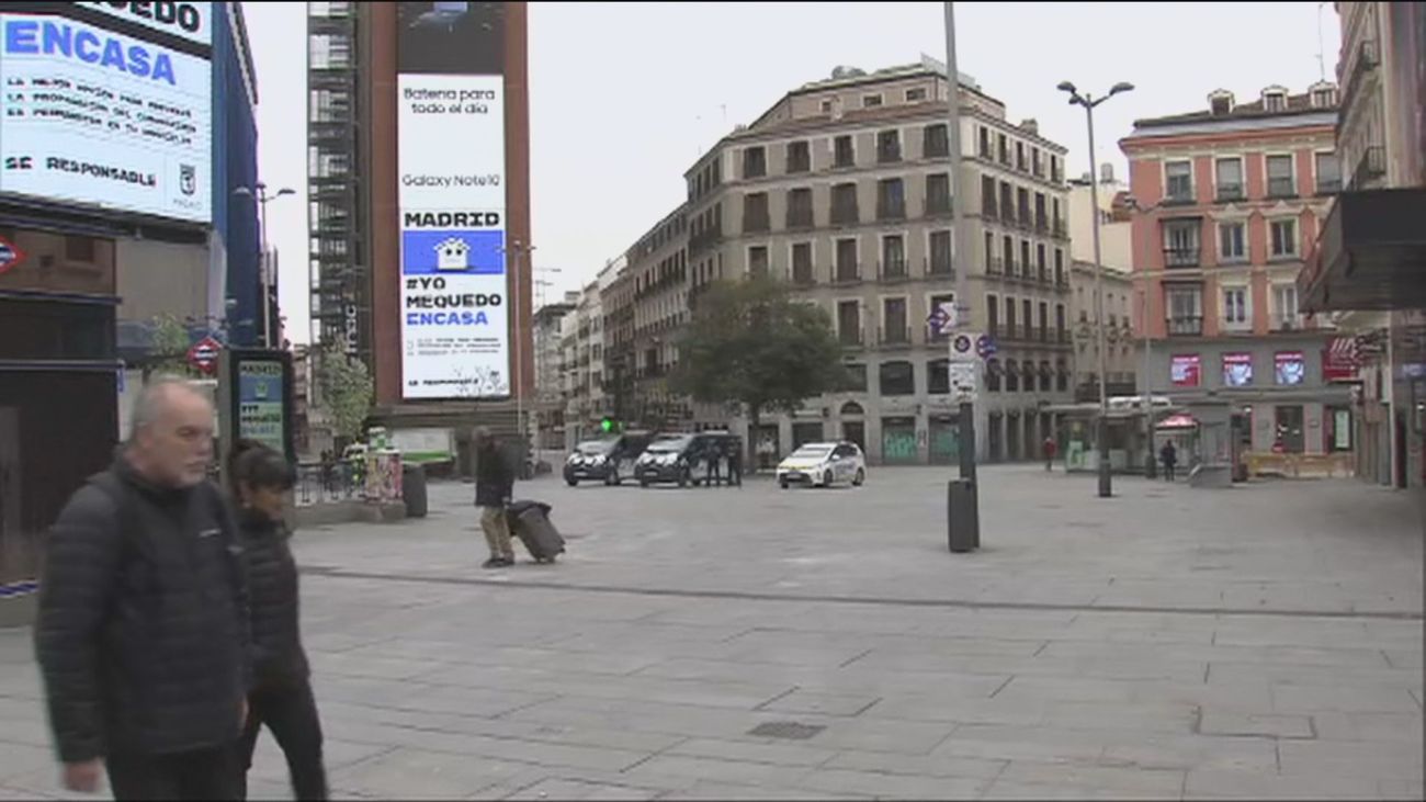 El tráfico peatonal desciende un 34% en Madrid