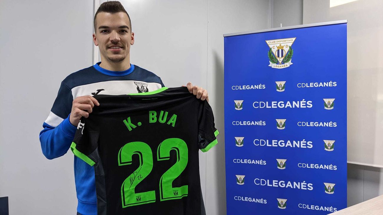 Kevin Bua, jugador del Leganés