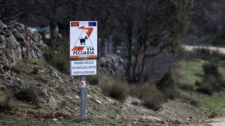 Señal de vía pecuaria en la Comunidad de Madrid / Europa Press