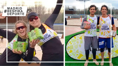 Mahía-Natali y Ozaeta-Esarte ganan la quinta jornada de la Liga de Invierno de voley playa