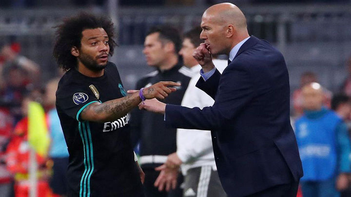 El sistema de Zidane ensalza a un Marcelo que acabó lesionado