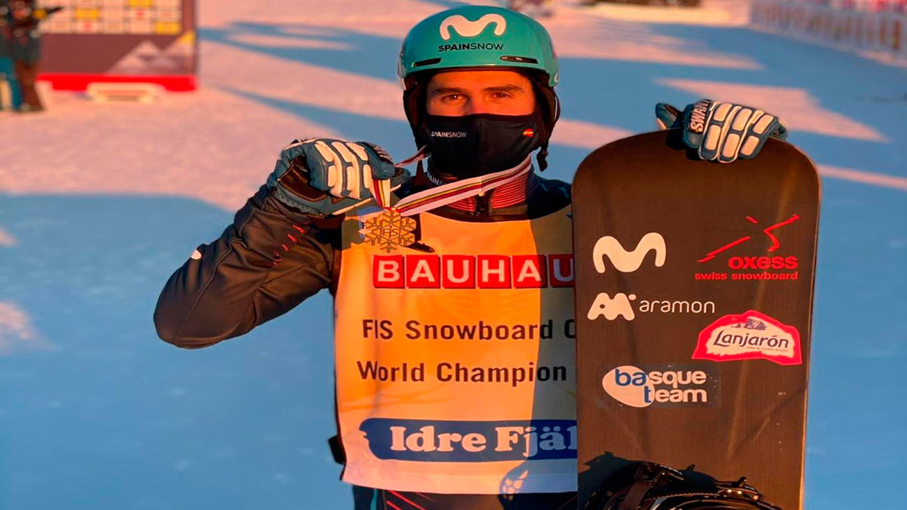 Lucas Eguibar, campeón del Mundo de boardercross