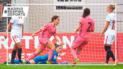 1-1. El Real Madrid femenino se aupa a la segunda posición tras su visita al Sevilla