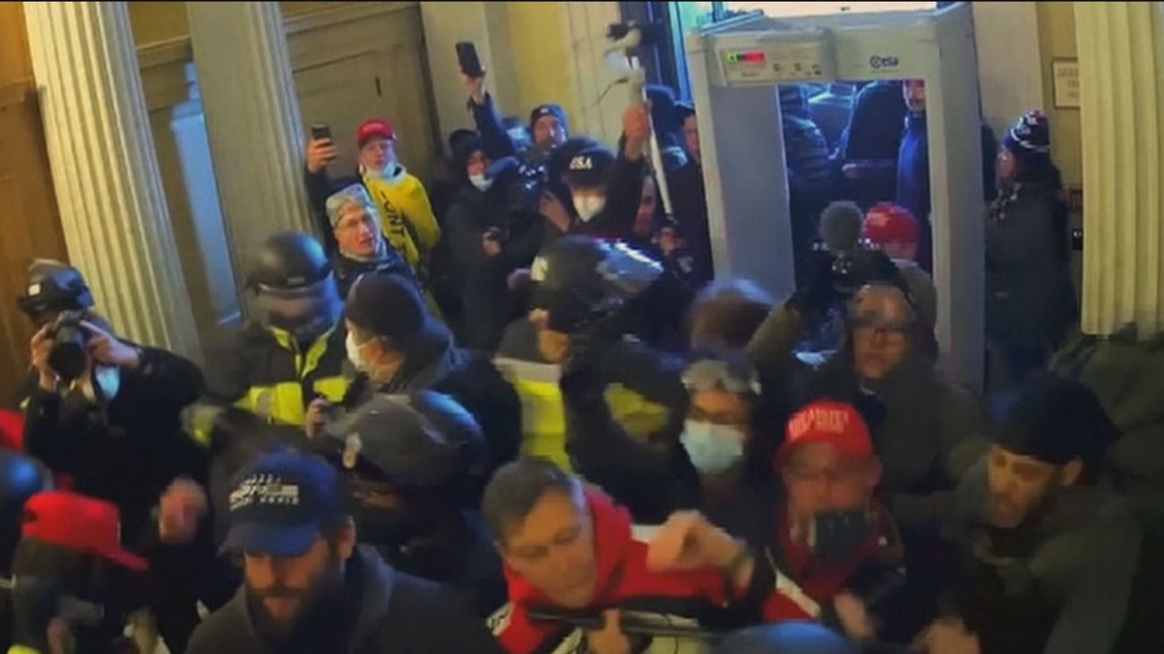 Nuevas imágenes del asalto al Capitolio